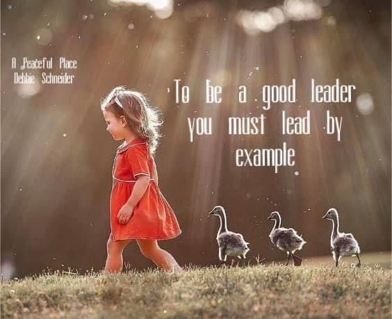 WTFC7's tweet image. Are you #leading by #example?