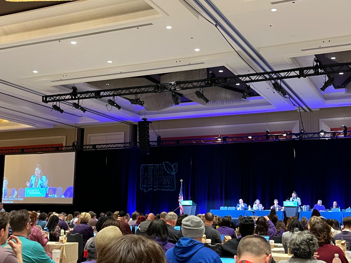 Ready go learn and grow with the amazing NEA President Becky Pringle at the IEA Regional Assembly!