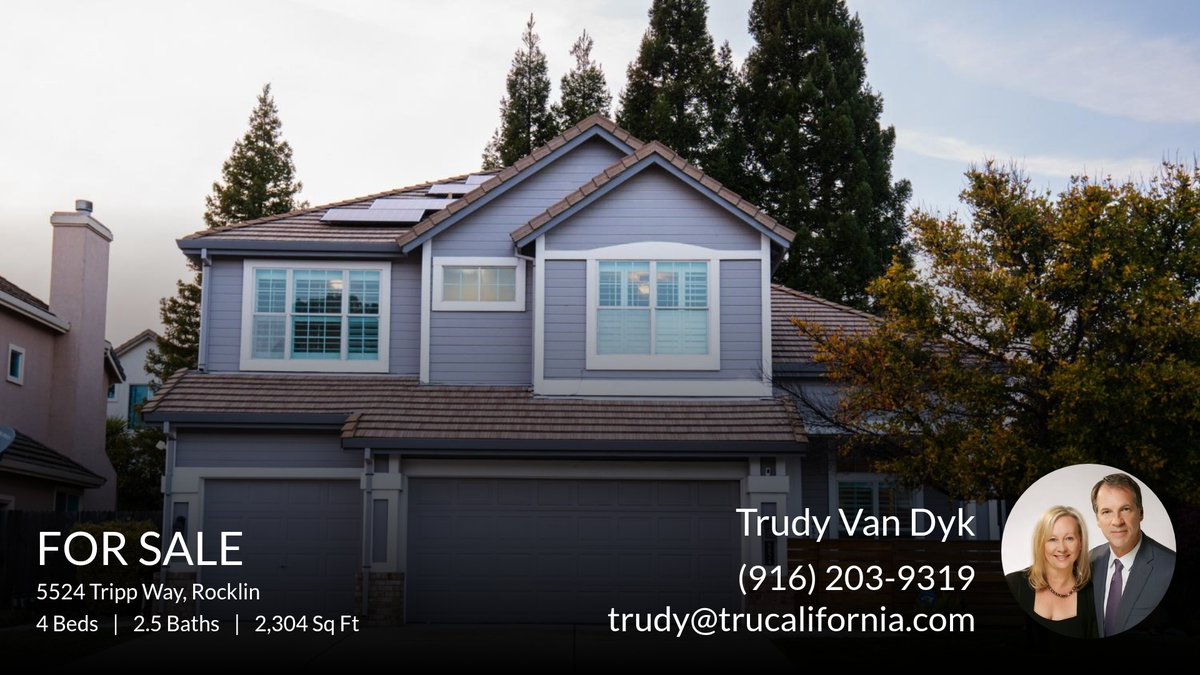 TruCalifornia's tweet photo. 📍 For Sale 📍 Take a look at this fantastic new property that just hit the market located at 5524 Tripp Way in Rocklin. Reach out here or at (916) 203-9319 for more information https://t.co/ta8DS5AVM9 https://t.co/GR6zCM0Clj