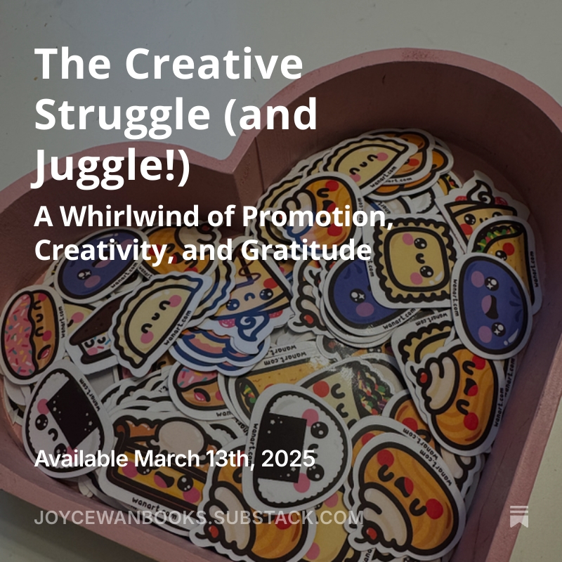 What I’ve been up to lately—the balancing act of being a book creator! Sharing all the behind-the-scenes fun in my latest Substack post. Check it out! 📚joycewanbooks.substack.com/p/the-creative…

#kidlit #kidlitart
