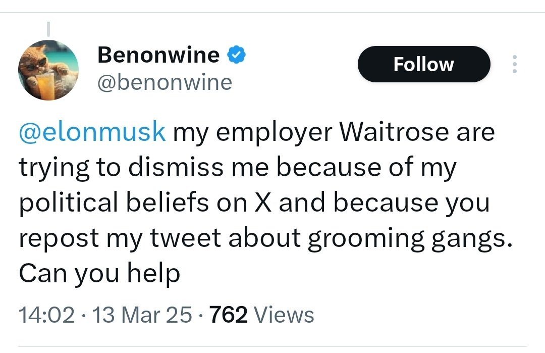 He needs to ring the job centre, Elon Musk is not going to help him.