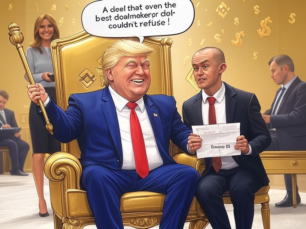 rodriciancio's tweet image. ¡De la Casa Blanca a las criptos! 
Segun WSJ: La familia Trump negocia con Binance para unirse al juego de las monedas digitales. ¿Poder político o jugada financiera? #TrumpCrypto #BinanceDeal #CriptoPoder #Tendencia2025