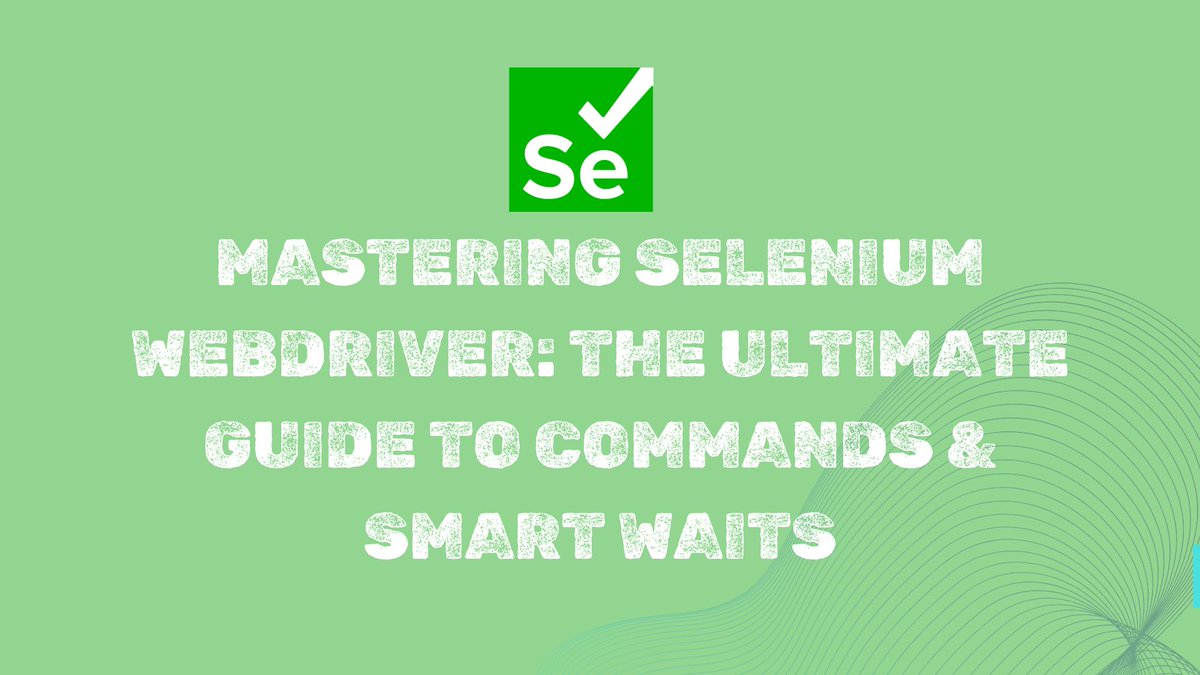 Shubham_TheQA's tweet photo. 🚀 Master Selenium with this Ultimate Reference Guide! 

Get a complete list of essential Selenium commands to streamline your test automation. ✅ 

https://t.co/UOmz5KkPer

#Selenium #AutomationTesting #QA #SoftwareTesting #SeleniumWebDriver https://t.co/HKgRgLadFT