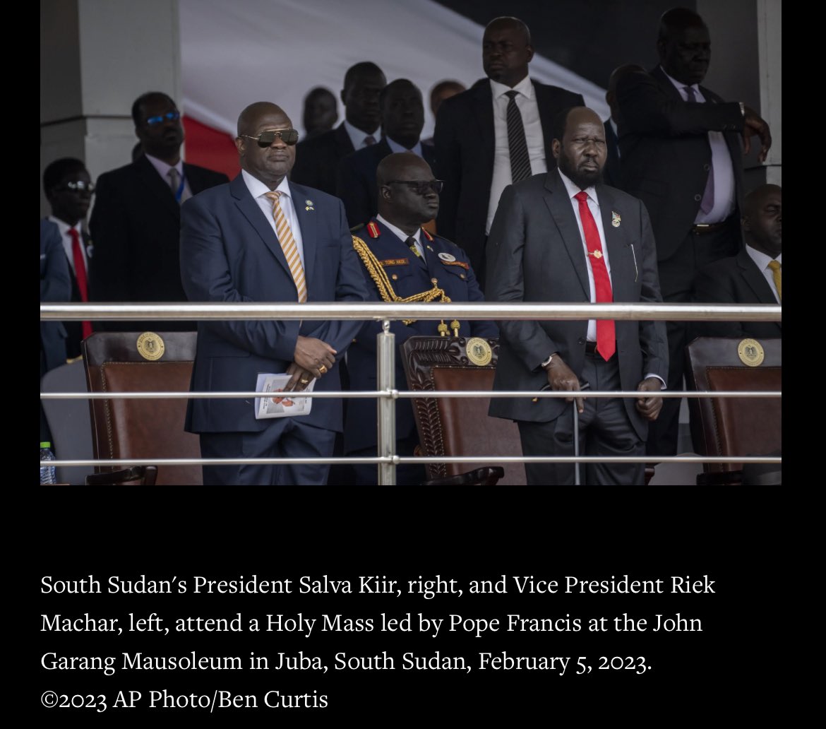 #SouthSudan govt should immediately end the enforced disappearance or incommunicado detention of everyone linked to the opposition SPLA/IO who has been detained since the first week of March and ensure full and strict respect for their due process rights. hrw.org/news/2025/03/1…