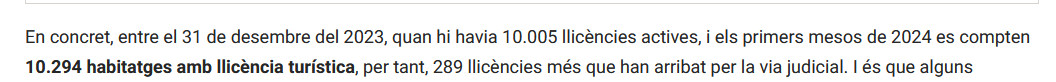 Segislab's tweet photo. https://t.co/4Ym1I0qiZ1

Sort de la nova legislació, ara hi podran haver 16 vegades mes pisos turistics a barcelona legalment dels que hi ha ara mateix amb llicencia. https://t.co/qsFgL2Ssgt