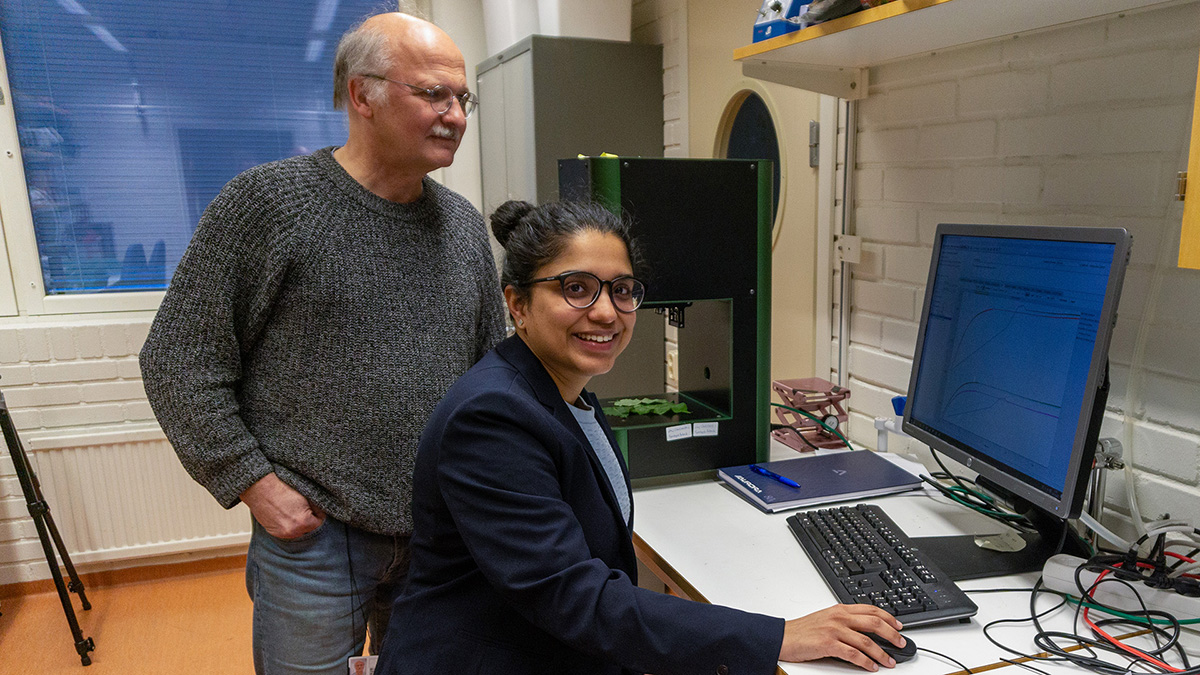 Umeå Plant Science Centre (UPSC) (@umeaplantsci) on Twitter photo INTERVIEW - Light drives photosynthesis, but an excess can harm plants.
<a href="/SanchaliNanda/">Sanchali Nanda</a> used a novel instrument that monitors the stress levels of plants to gain new insights on their energy dissipation mechanisms.
Read more in this interview with her:
upsc.se/about-upsc/new… INTERVIEW - Light drives photosynthesis, but an excess can harm plants.
<a href="/SanchaliNanda/">Sanchali Nanda</a> used a novel instrument that monitors the stress levels of plants to gain new insights on their energy dissipation mechanisms.
Read more in this interview with her:
upsc.se/about-upsc/new…