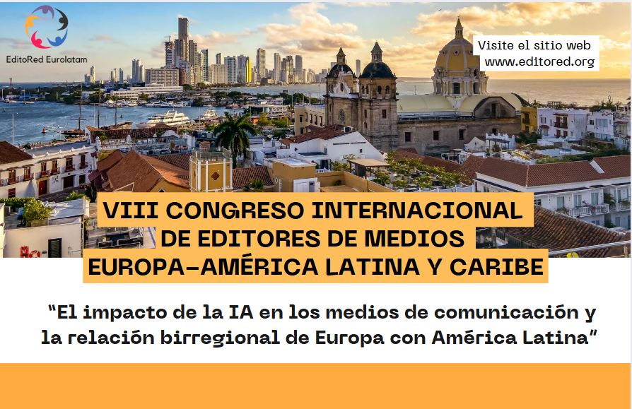 EditoRed Eurolatam (@editoredel) on Twitter photo 🌎🌍Más de 50 editores de Europa y América Latina se reúnen en el VIII Congreso de <a href="/EditoRedEL/">EditoRed Eurolatam</a> , para debatir sobre el impacto de la IA en el periodismo y las relaciones birregionales.
✍️Conoce más sobre nuestro Congreso: editored.org/2025/03/13/mas… 🌎🌍Más de 50 editores de Europa y América Latina se reúnen en el VIII Congreso de <a href="/EditoRedEL/">EditoRed Eurolatam</a> , para debatir sobre el impacto de la IA en el periodismo y las relaciones birregionales.
✍️Conoce más sobre nuestro Congreso: editored.org/2025/03/13/mas…