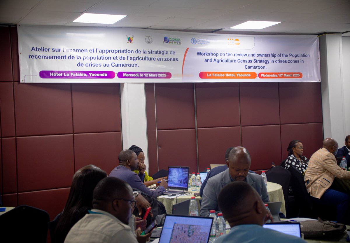 UNFPACameroon's tweet image. #Recensement 📊: Le 🇨🇲&amp;amp; ses partenaires compte garantir l’exhaustivité &amp;amp; la simultanéité dans la collecte des données de recensement à travers l’examen &amp;amp; l’appropriation de la “#Stratégie de
Recensement de la Population &amp;amp;de l’Agriculture en zones de crise” par les acteurs clés