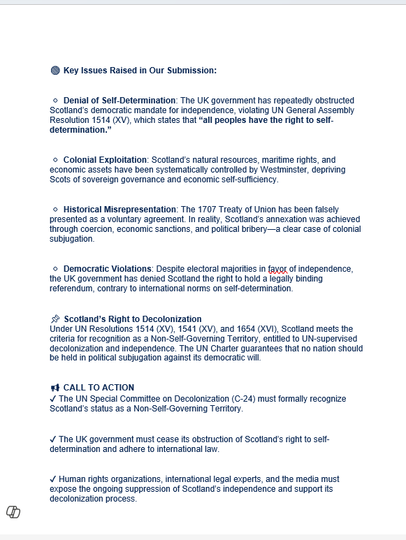 Liberation Scotland Committee tweet media