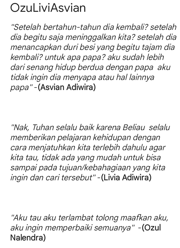 hellosam___'s tweet photo. OhmLeng ft Aston AU Prompt
ˢᵉʳⁱᵉˢ ᴱᵈⁱᵗⁱᵒⁿ
Kebencian,Luka, Cinta, Penghianatan dan Penyesalan adalah satu kesatuan yang pada akhirnya membuat manusia semakin kuat atau bahkan berbuat nekat
fiksi fiksi fiksi OOC
#OhmLeng
#sam_au
©hellosam___ https://t.co/s8nmPvhtIE