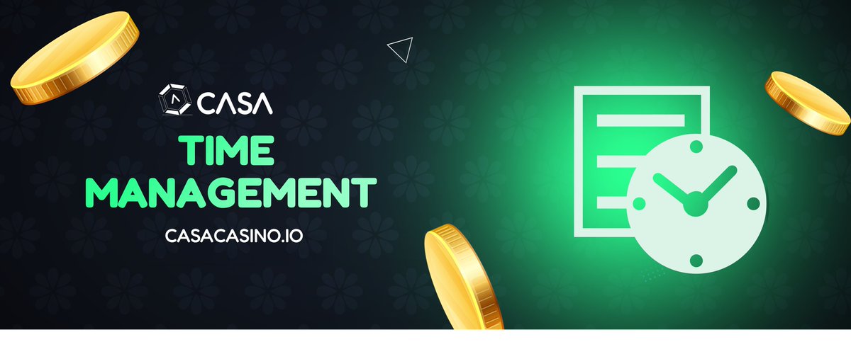 CasaCasinoToken's tweet photo. โณ Risk Management Tip #2: Time is Money!
Set a timer for your gaming sessions to avoid losing track of time.
๐ Balancing fun with responsibility is key to a great experience.
๐ Join the future of gaming at: https://t.co/S62bE9G8Jj
#GamingTips #ResponsiblePlay #CasaCasino https://t.co/4fyBFAgKJS