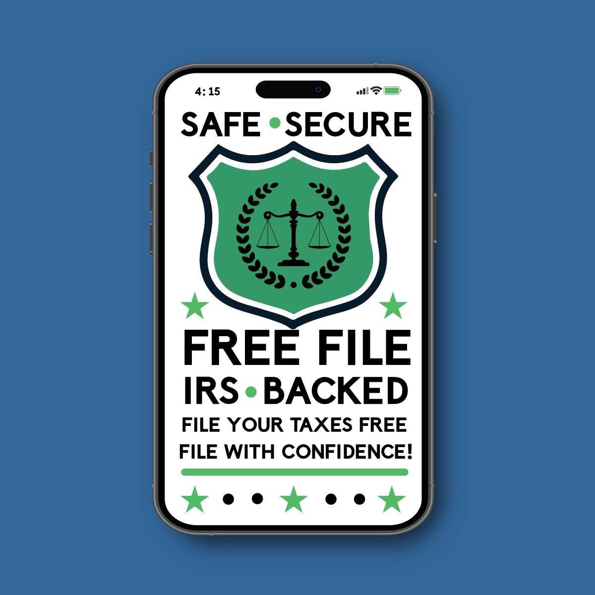 🚨 Last-Minute Tax Filers: Don’t Panic! 🚨

The deadline is approaching, but IRS Free File makes tax filing fast, simple, and stress-free!

✅ Step-by-step guidance
✅ Secure &amp; IRS-backed
✅ Available 24/7

Don’t wait until the last minute—get it done today! ⏳👉