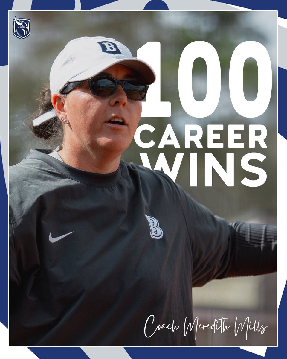 That’s ONE HUNDRED career wins for Coach Mere! We’re so proud of you! 💙

#Team16 #D3SB #WeAllRow