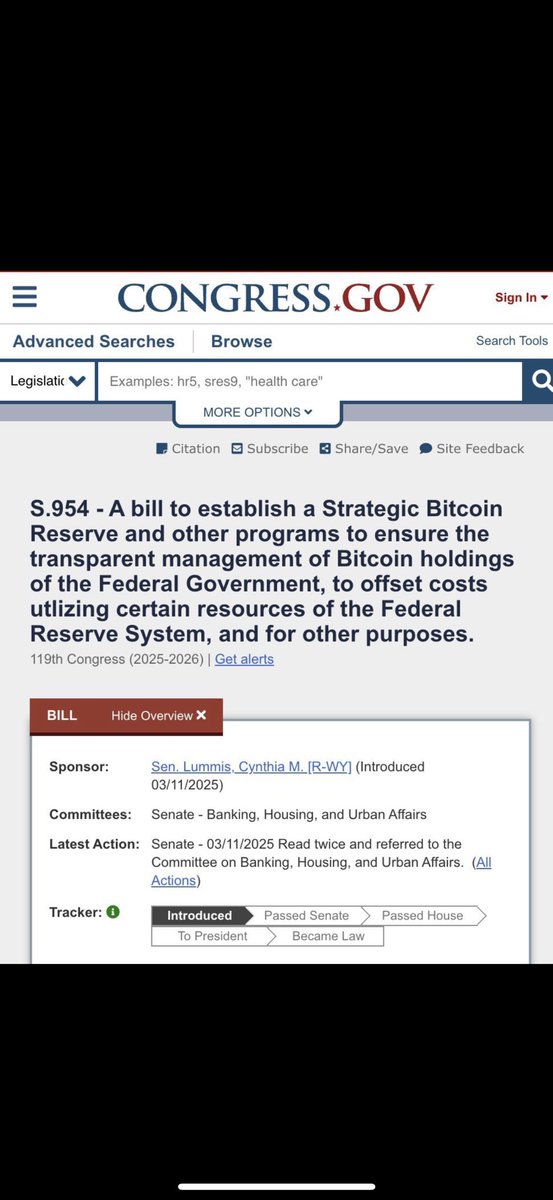 NEW: Senator Lummis reintroduces the 2025 BITCOIN Act with stronger backing after the 2024 version stalled in committee.

The bill now mandates a fixed 200K BTC annual purchase (vs. “up to” 200K in 2024) and enforces stricter HODL rules.