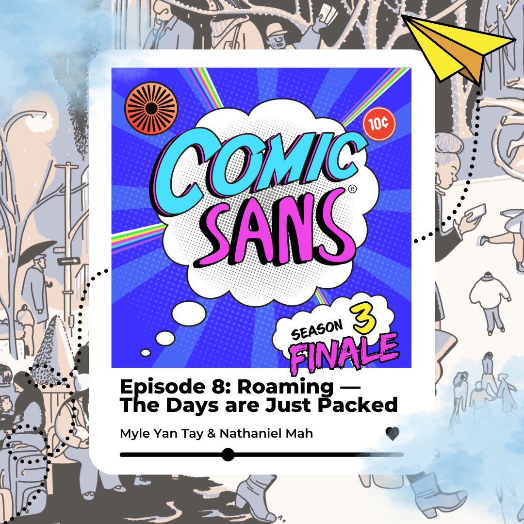 Comic Sans Podcast is on Bsky @comicsanspod.com! tweet media