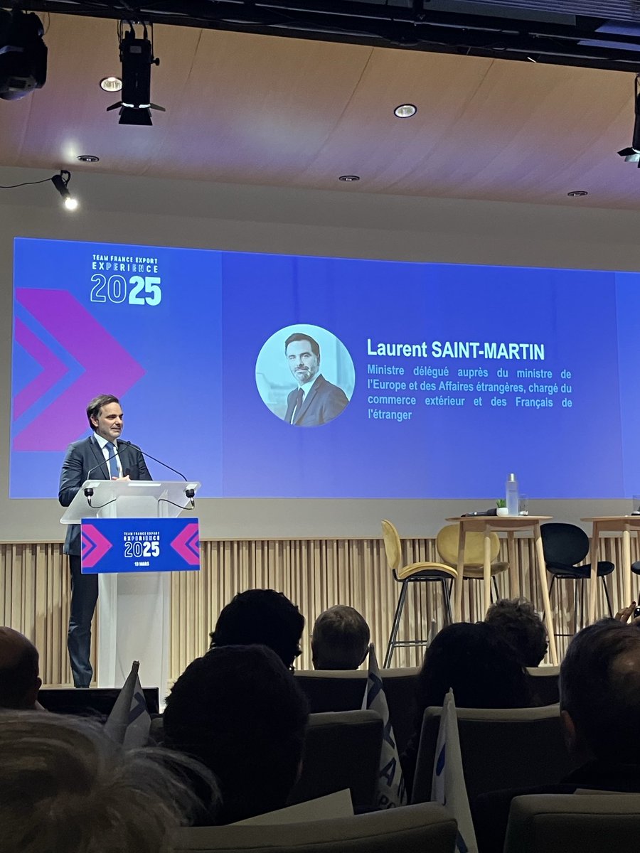 « …plus que jamais, l’on a besoin d’aller à l’export surtout dans ce nouvel environnement changeant…c’est le moment de regarder partout dans le monde, où l’on peut trouver de nouveaux débouchés pour nos entreprises… » #TeamFranceExperience2025