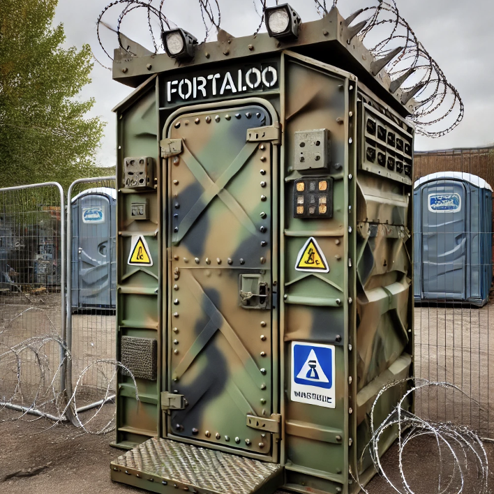 The Tesla scrappage scheme is already bearing fruit with the delivery of the Fortaloo 2.0

Designed with a military-sanitation capability that can withstand a nuclear blast, 200 units will deploy to the US🇺🇸-Canadian🇨🇦 border alongside 2nd battalion <a href="/fortaloos/">@Fortaloos</a> 

#Peace