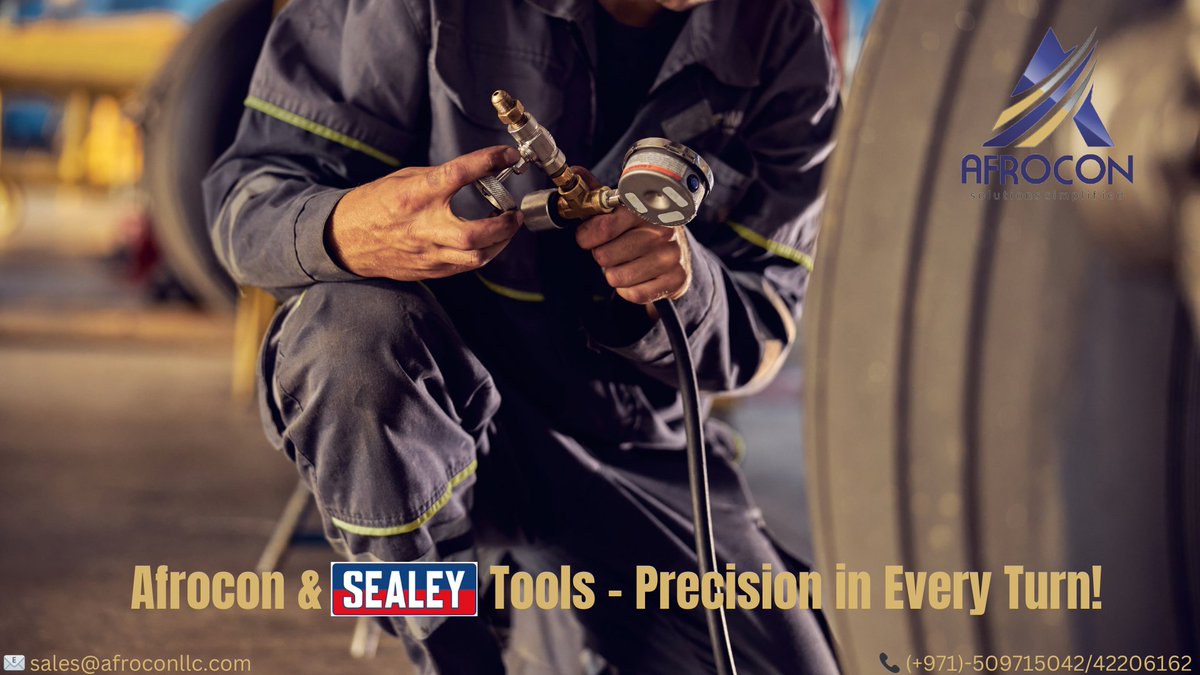 afrocon22's tweet image. Accuracy is key in aviation maintenance!
Sealey Tools—trusted by professionals. As an authorized dealer, Afrocon ensures reliability for your fleet.
📩 sales@afroconllc.com | 🌐 afroconllc.com

#Afrocon #SealeyTools #AircraftMaintenance #AviationSupport #MRO #FlightReady