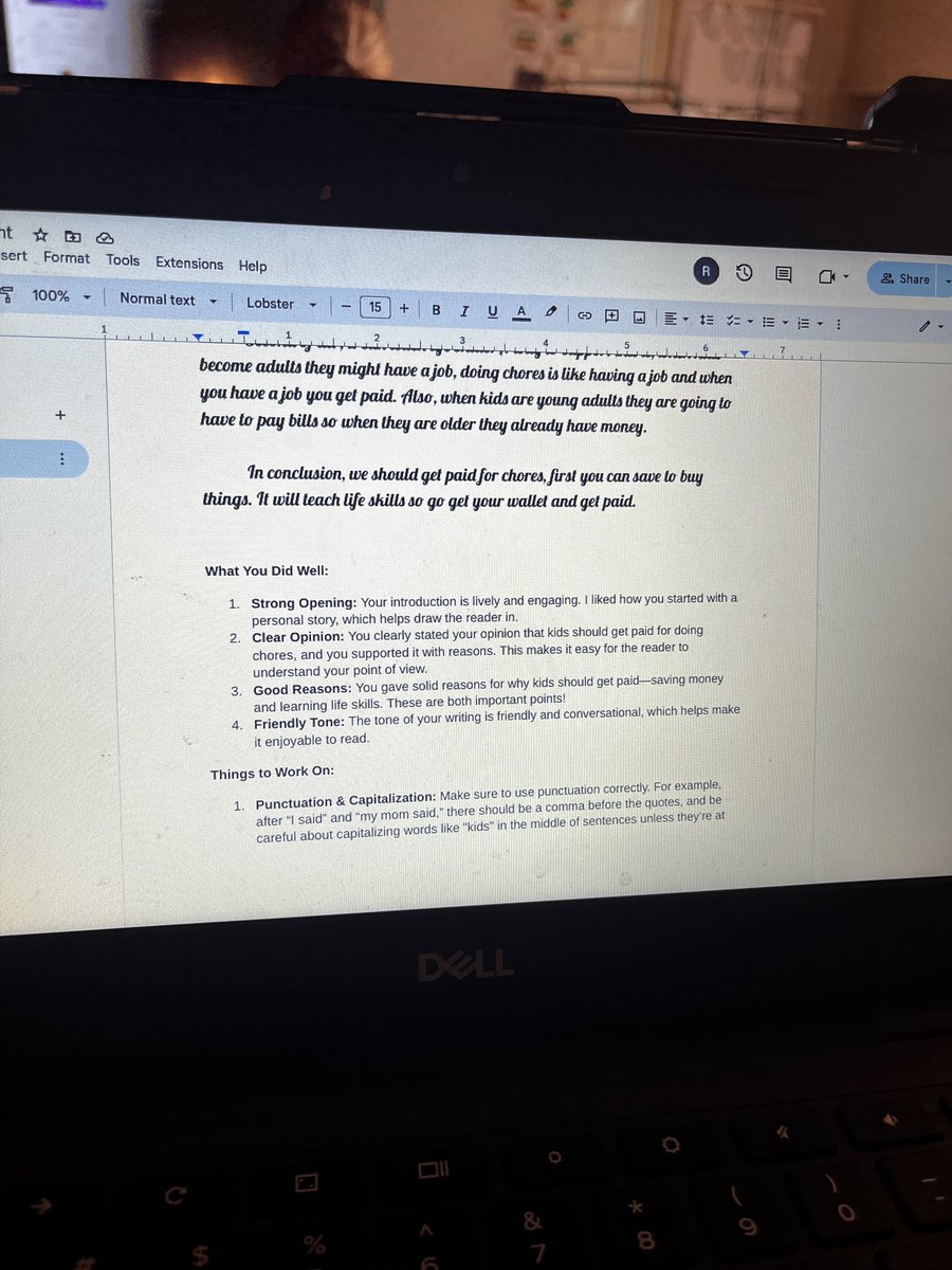 Writing feedback in 4th grade!! 😍 Effective feedback has a high impact on student achievement (effect size .70-.79)!  The key? Make it timely, specific, and actionable so students can grow.  Way to go 4th grade!
#nsdsouth #feedbackmatters #writingsuccess
