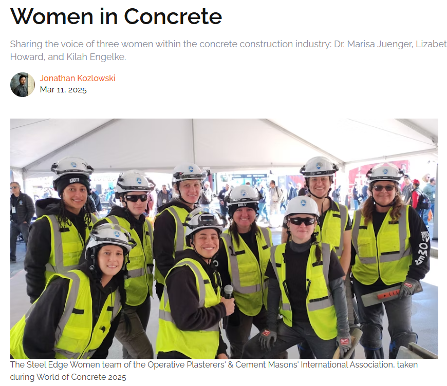 Check out this interview by For Construction Pros with ACI's own Dr. Maria Juenger, ACI Vice President. 🌟

➡️Read the Full Article Here: forconstructionpros.com/concrete/equip…