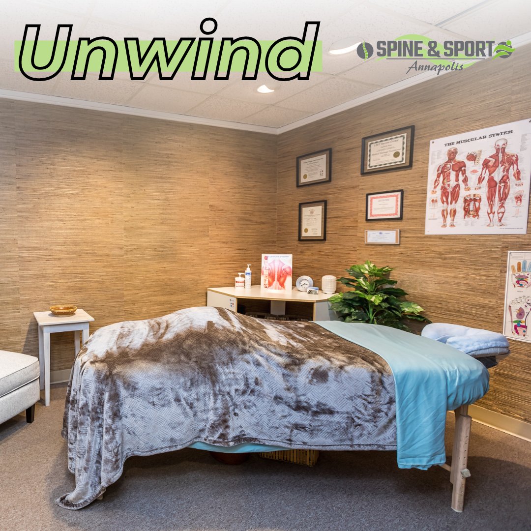 Relax, rejuvenate, and unwind with our blissful massage services at Spine &amp; Sport Annapolis. Let our skilled therapist melt away your stress and soothe your muscles. Treat yourself to a moment of tranquility amidst the hustle and bustle of life. Come relax with us.