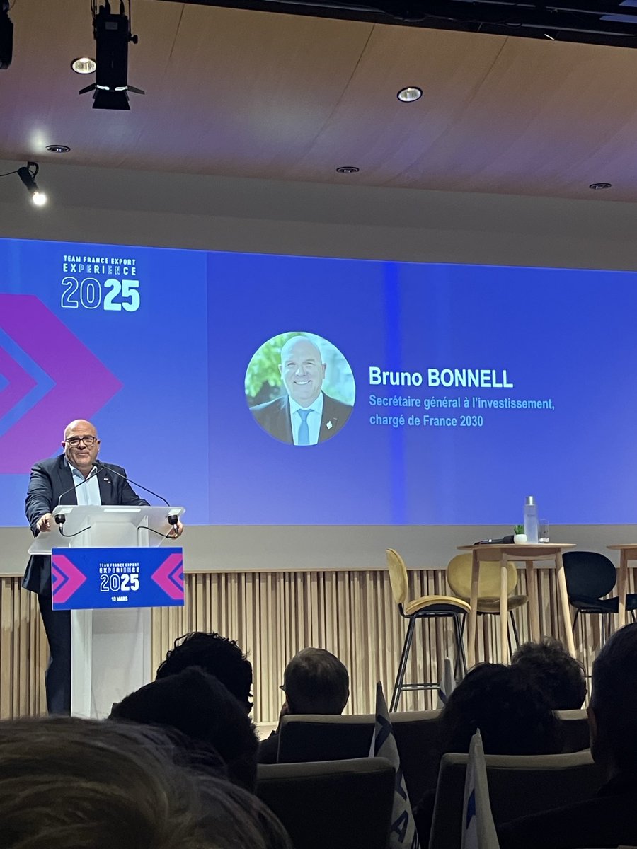« Les budgets sont encore ouverts pour le programme #France2030…France2030, c’est un réarmement technologique pour les entreprises dans ce nouvel environnement économique mondial… » #TeamFranceExperience2025