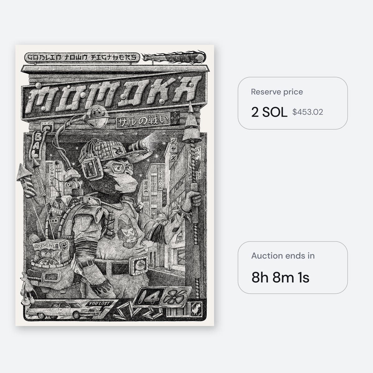 Auction update, about 8 hours to go 👀