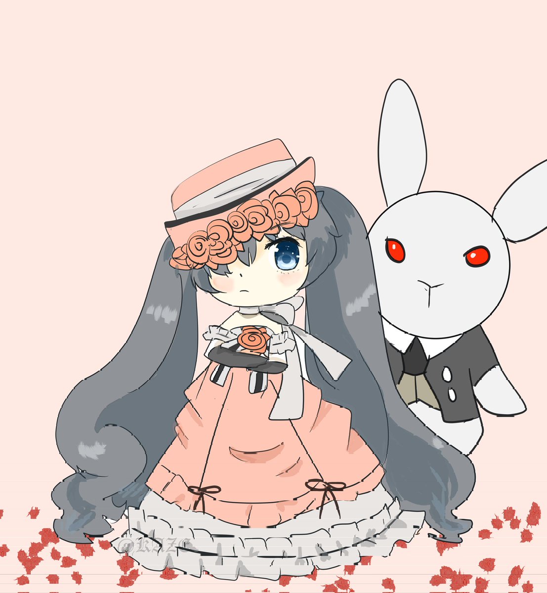 Sharing my fan art of Ciel #robinciel #ciel #kuroshitsuji #blackbutler #黒執事 #ArtistOnTwitter