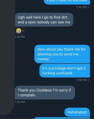 GODDESSKEELI's tweet photo. It’s almost lunch time which means it’s time to pay me to ruin your lunch 🤪 

I’ll never forget making a sub rub his honey bun on the Factory floor or making another sun cover his sandwich in dirt and toilet water  🤢 whose next?! 😝

Findom finsub humiliation bbw drain tasks https://t.co/RGSpmppzJC
