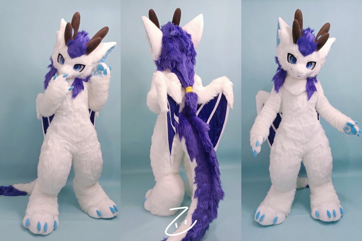 小白阳，白又白
#兽装 #fursuit #Erqing