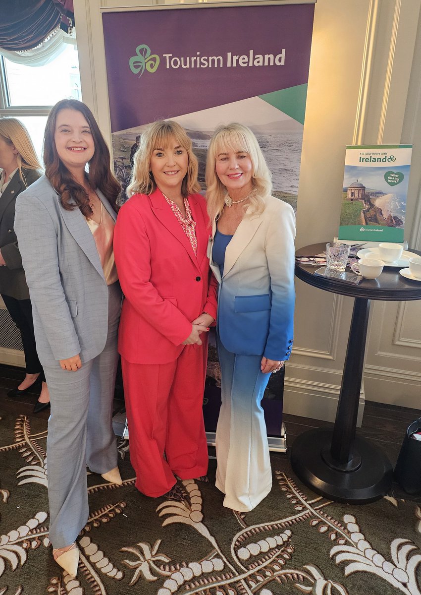 EmmaCDeSouza's tweet photo. Great start to the morning in DC with the @NI_Bureau breakfast. DFM making clear that NI is open for business. NI well represented with @debbie_watters @celinemcs @ClareMcGee80 and so many more trailblazers in the room. https://t.co/4nWZTwno9X