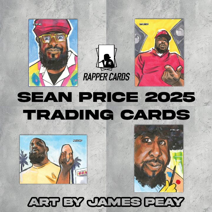 One of the things so many people loved about Sean P was his sense of humor…and that is what we wanted to highlight with our new cards created for Sean’s birthday on March 17. This limited edition set created by artist James Peay pays tribute to “Seanwuar", “Sean Ross”, the Rap