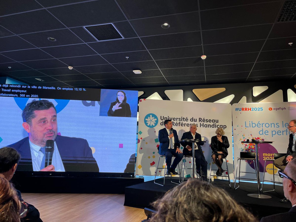 FTravail_PACA's tweet image. À l’#URRH2025, nous réaffirmons notre mobilisation
pour l&apos;égalité des chances, aux côtés @lecocqcharlotte, @ThibautGuilluy et de nos partenaires. Toute l&apos;année, les équipes handicap @FranceTravail et @Capemploi_ accompagnent 42 000 personnes pour leur insertion pro
