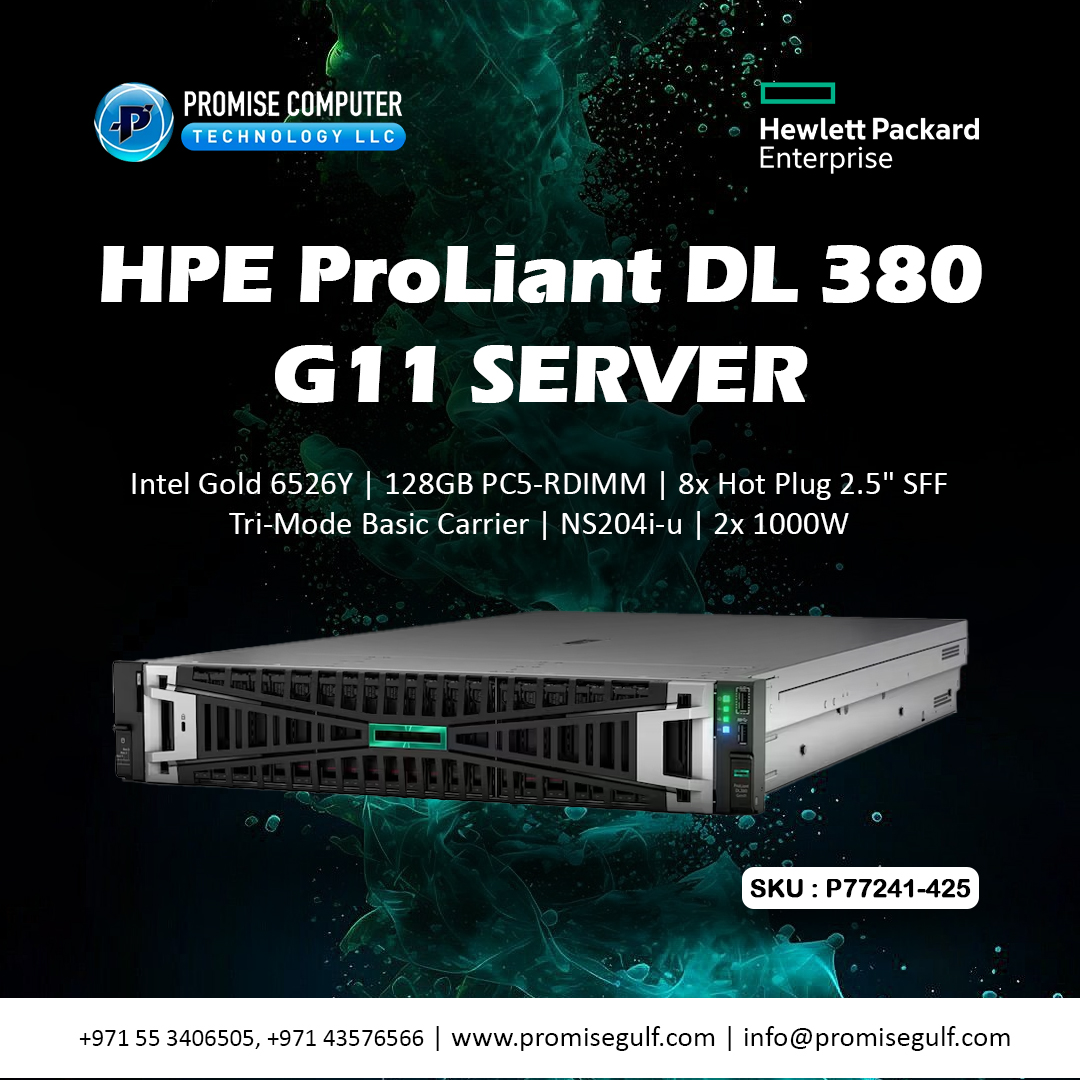 PromiseCompute1's tweet photo. 🚀 Power, Performance &amp; Scalability – The HPE ProLiant DL380 Gen11 🚀

The HPE ProLiant DL380 Gen11 is a next-gen dual-socket rack server built for businesses that demand high performance, scalability, and security. #HPE #ProLiant #DL380Gen11 #DataCenter #EnterpriseIT https://t.co/XrIsO1RfD3