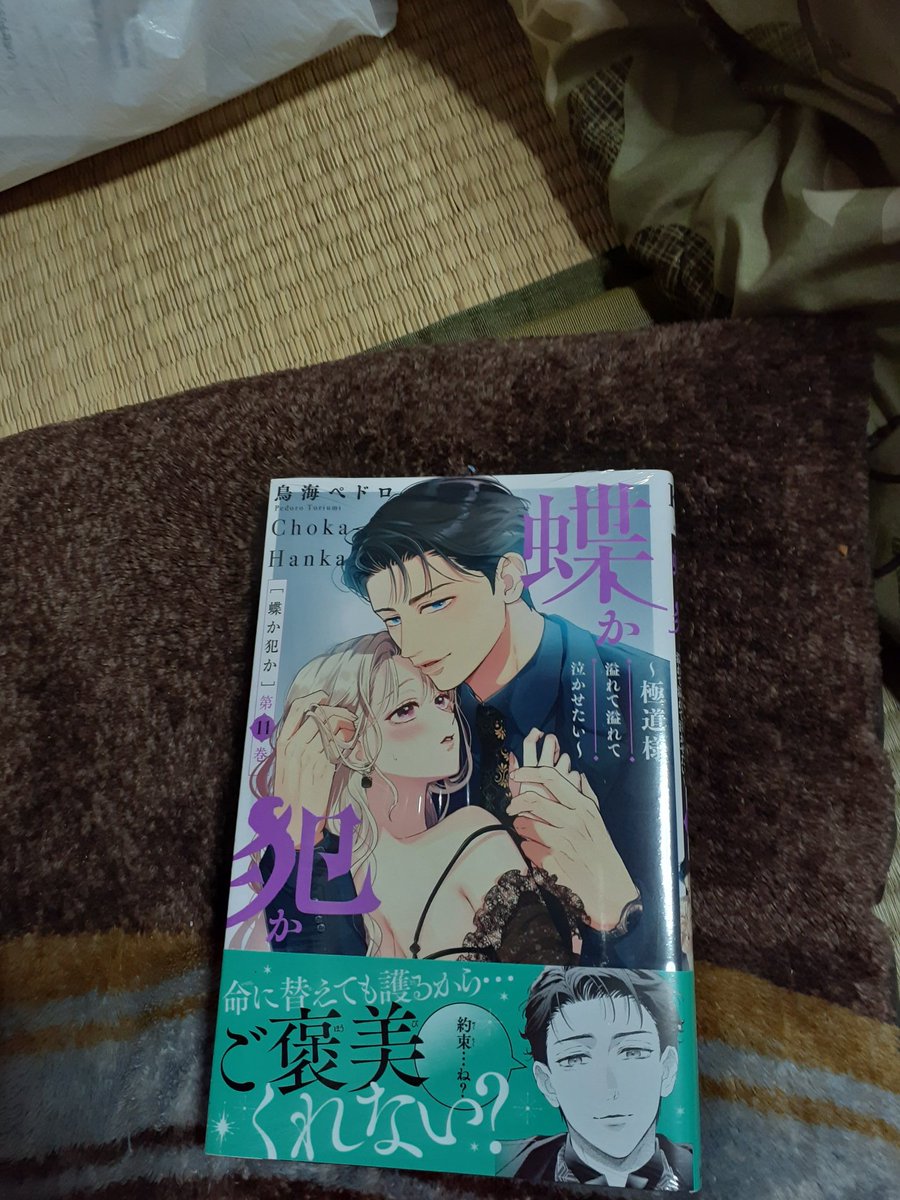 そういえば日付け変わったけど、昨日ゲットしました〜！
やっと続き読める！
ずっと気になってた！待ってました〜
 #蝶か犯か
