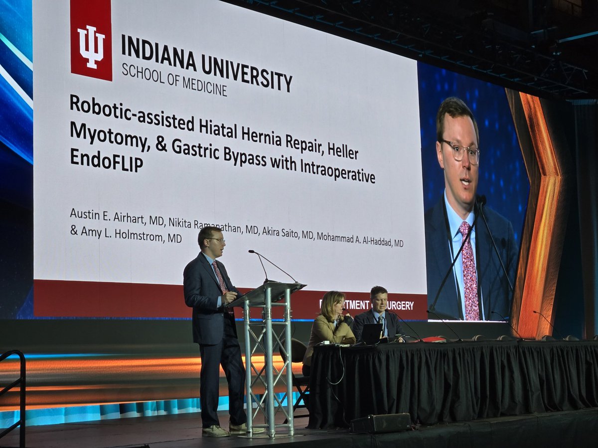 Qais AbuHasan (@qaisabuhasan) on Twitter photo We kicked this morning off with an incredible presentation by research resident Austin Airhart at #SAGES2025
<a href="/IU_Surgery/">Indiana Surgery -Indiana Univ School of Medicine</a> <a href="/AmyHolmstromMD/">Amy Holmstrom</a> <a href="/SAGES_Updates/">SAGES is in Tampa in 2026!</a> We kicked this morning off with an incredible presentation by research resident Austin Airhart at #SAGES2025
<a href="/IU_Surgery/">Indiana Surgery -Indiana Univ School of Medicine</a> <a href="/AmyHolmstromMD/">Amy Holmstrom</a> <a href="/SAGES_Updates/">SAGES is in Tampa in 2026!</a>