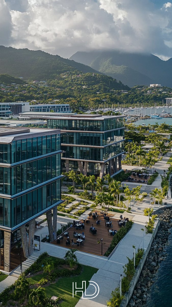 Concept* Horizon Dominica: Where startups thrive in Portsmouth's pristine landscape. A revolutionary hub launching Dominica's startup ecosystem, blending innovation with breathtaking nature. The Nature Island's new frontier for visionaries &amp; entrepreneurs. #InvestDominica #Invest