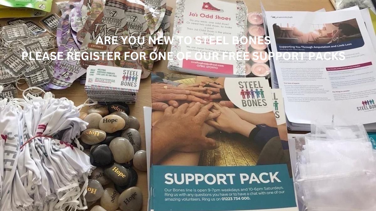 SteelbonesUK's tweet image. Are you new to Steel Bones? Welcome, and don&apos;t forget your free support pack

database.steelbone.co.uk/register

#steelbones #amputeelife #supportpack