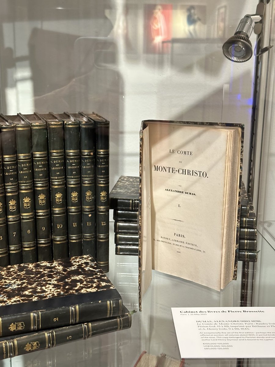 The international highlights from our next Paris sale, Cabinet des livres de Pierre Brossette, are now on view in our London offices! Come by to see them until Tuesday, 18th March.