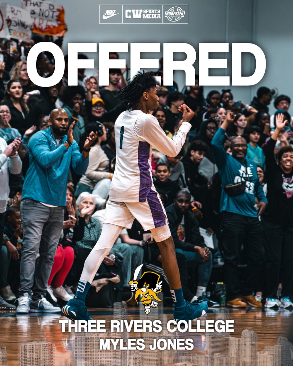 Team Gold Coast (@teamgoldcoast) on Twitter photo We would like everyone to join in on congratulating ‘25 Myles Jones <a href="/MylesJones0/">(M)yles "MJ" (J)ones</a> on receiving his 2nd offer from Three Rivers College. Thank you Coach Kirby for believing in our guy!
#Growth #Brotherhood #Basketball #Integrity We would like everyone to join in on congratulating ‘25 Myles Jones <a href="/MylesJones0/">(M)yles "MJ" (J)ones</a> on receiving his 2nd offer from Three Rivers College. Thank you Coach Kirby for believing in our guy!
#Growth #Brotherhood #Basketball #Integrity