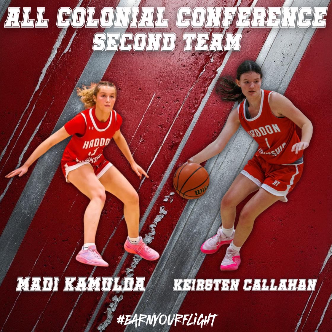 Our Colonial Conference All-Stars!🤩🤩
Congrats to Alli, Madi, Abby and Keirsten!!
#EarnYourFlight