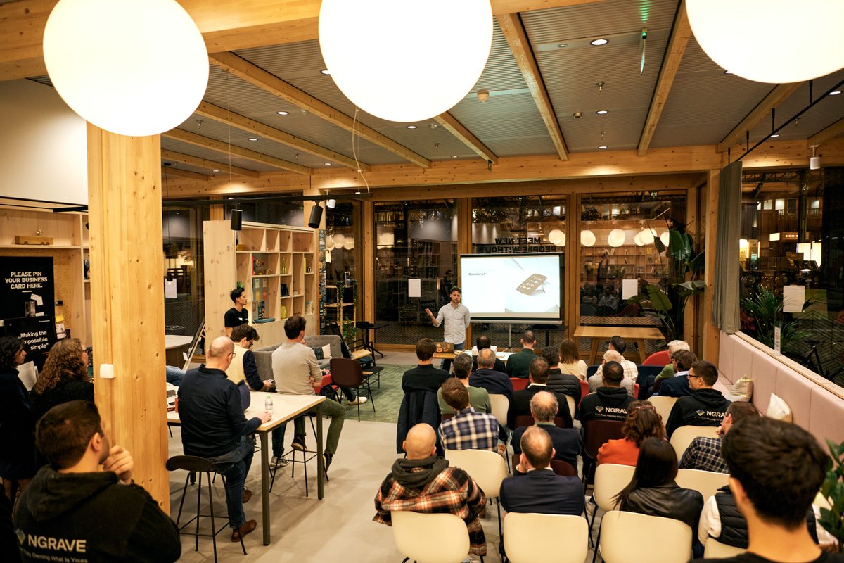 This week, we had an event with <a href="/ngrave_official/">NGRAVE</a>  and our Belgium / Belgium-ancillary investors and team. Without these jewels of people, we wouldn't be here. 

I'm grateful for you all ;-)

#entrepreneurship #thecoldestwallet