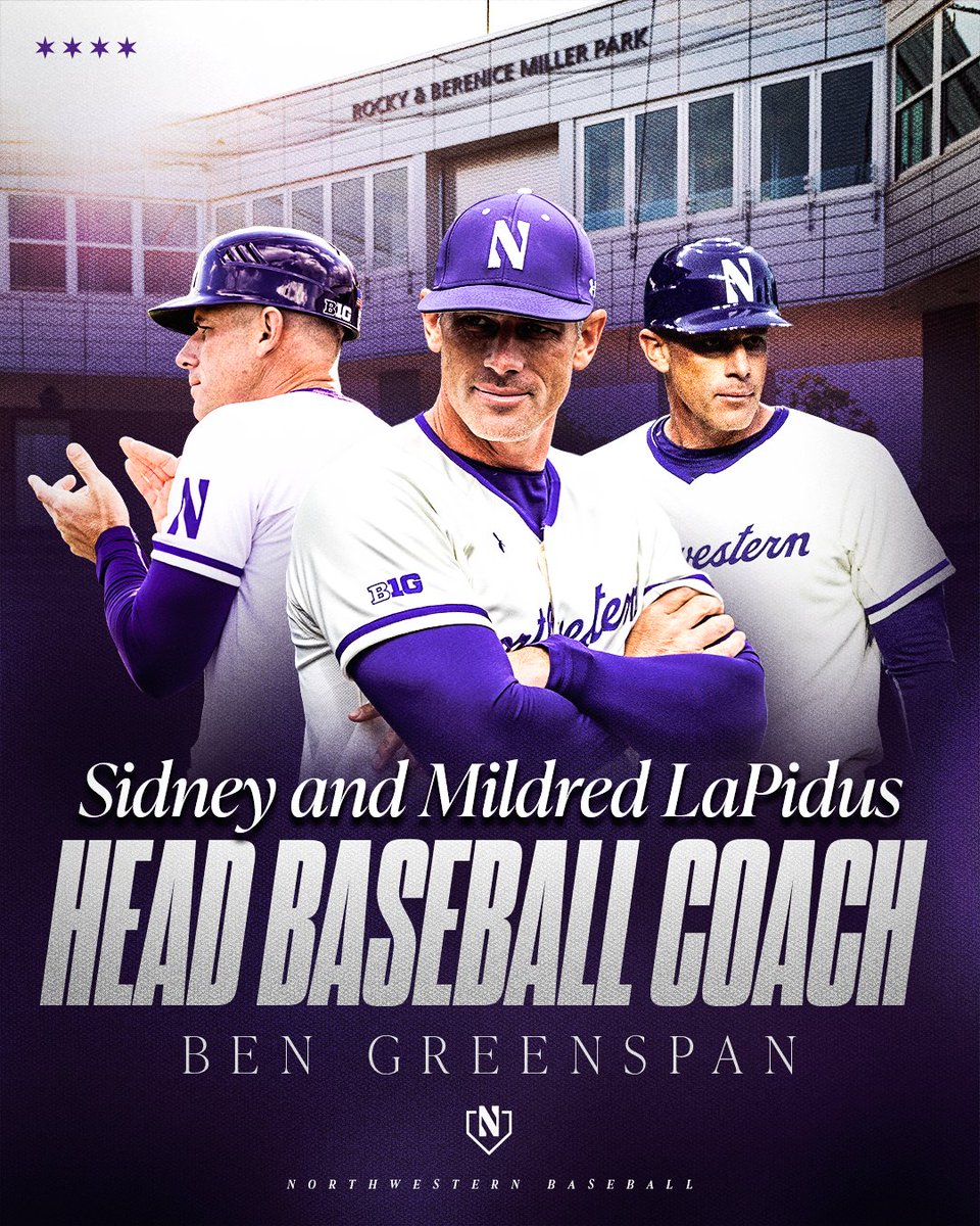 The Sidney and Mildred LaPidus Head Baseball Coach 🫡

Former Northwestern Baseball letterwinner Dennis LaPidus ’64 has made a major gift to establish the Sidney and Mildred LaPidus Head Baseball Coach position at the University, in memory of his parents.