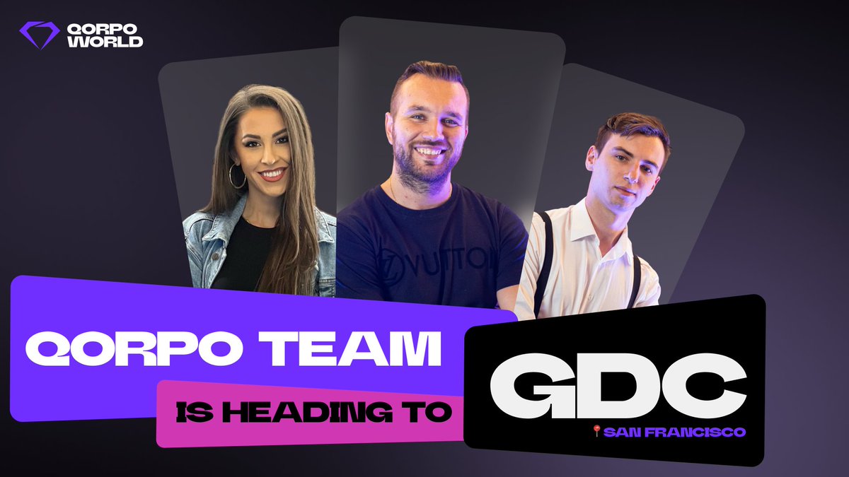 QORPO TEAM 🔜 GDC

Warriors, we're heading to San Francisco for #GDC2025 from March 17-21! Drop a comment if you’re attending—and let’s connect!

See you at <a href="/Official_GDC/">Game Developers Conference</a> !