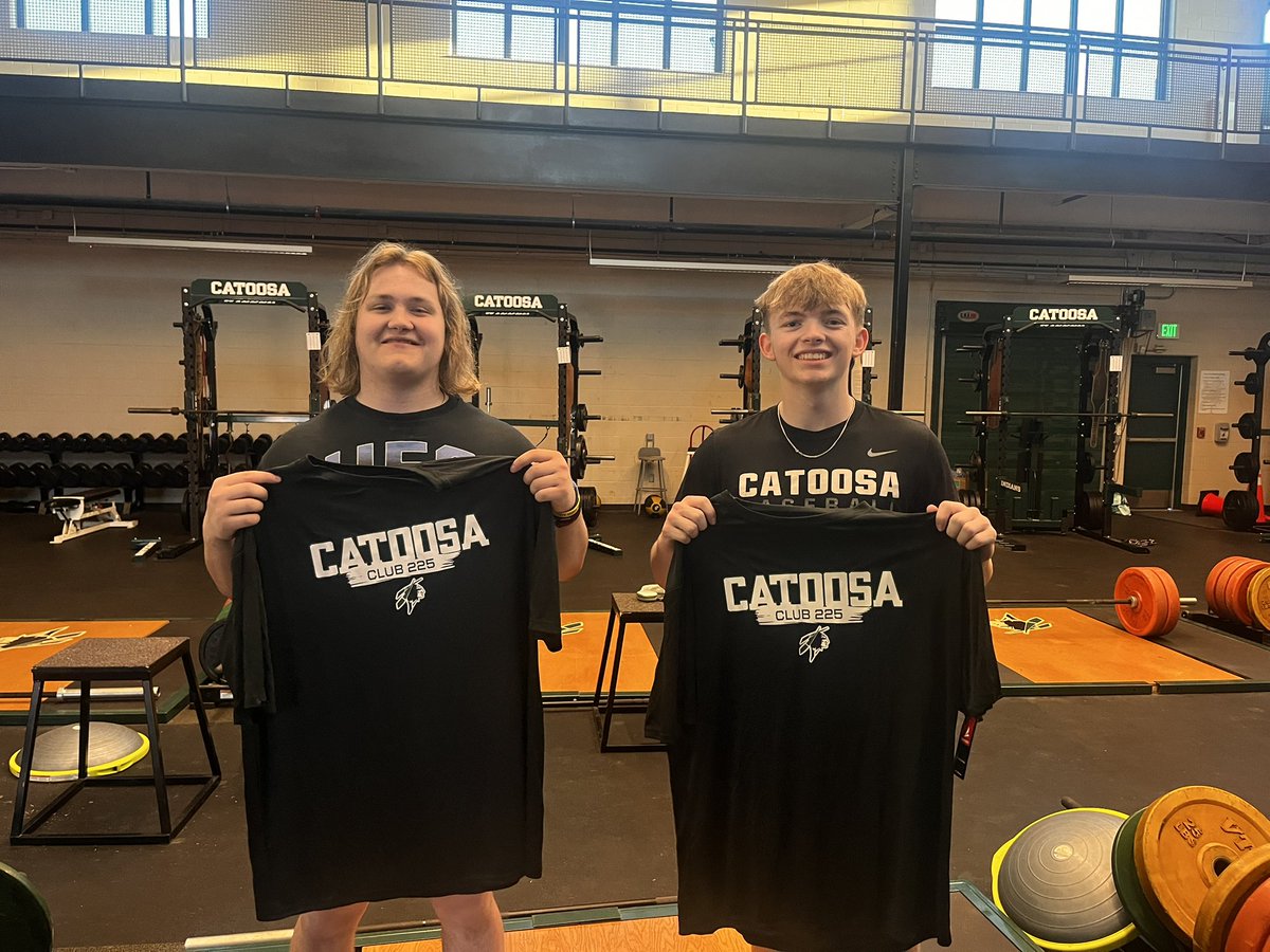 Catoosa Football (@catoosafootball) on Twitter photo Boom!!! Add Two More Members of Club 225!! Hard-work paying off!!
Braxton Gregory
<a href="/GunnerAllison27/">Gunner Allison</a>
#ALLIN Boom!!! Add Two More Members of Club 225!! Hard-work paying off!!
Braxton Gregory
<a href="/GunnerAllison27/">Gunner Allison</a>
#ALLIN