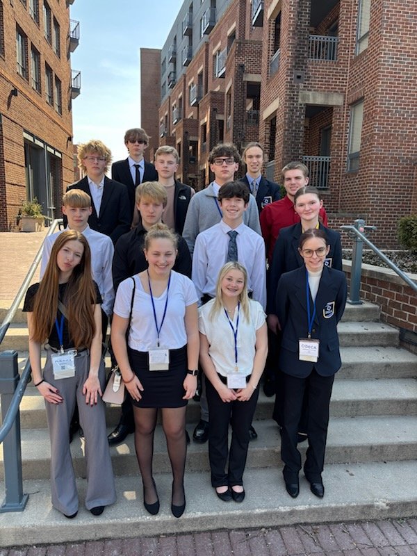 Another Ohio DECA state conference in the books. Congrats to Peyton D for making finals. Also congrats to the "Stable" For getting 2 Gold Level SBE recognitions. #loveshctc #BETHEONE #ohiodeca