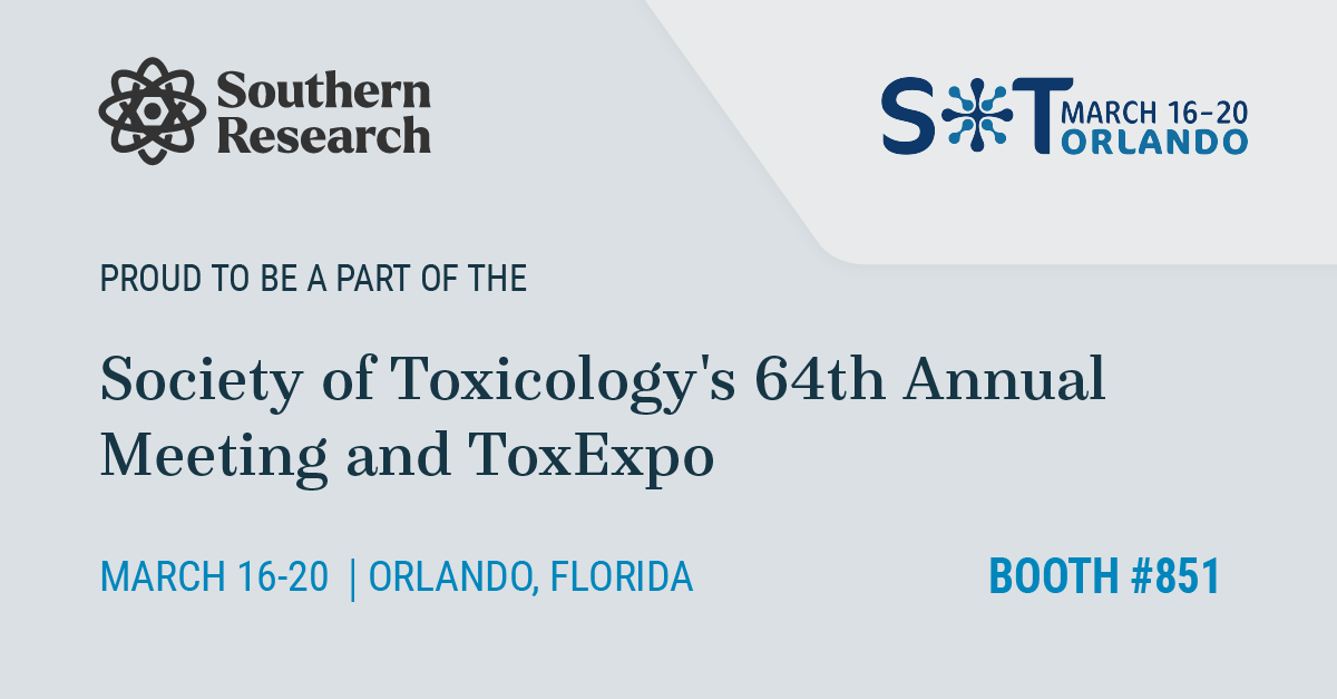 SoResearchNews's tweet image. We are excited to attend the SOT Annual Meeting &amp;amp; ToxExpo in Orlando, FL. This event brings together leading experts in toxicology, and we look forward to connecting, sharing insights, and exploring the latest advancements in the field.
