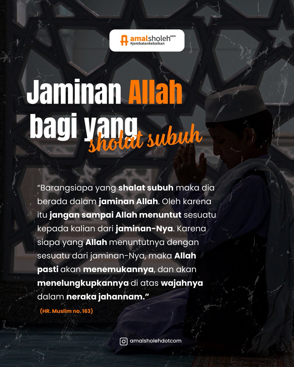 Semoga selau dimudahin saAllah buat sholt subuh tepat waktu 😇