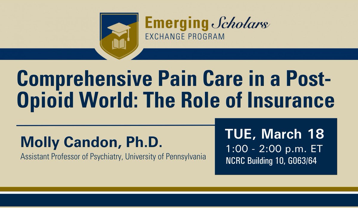 U-M IHPI (@um_ihpi) on Twitter photo Join us THIS Tuesday (3/18) as we welcome Molly Candon of <a href="/PennLDI/">Penn LDI</a> to present on treatment trends among patients with chronic low back #pain, and discuss how insurance plans could be redesigned to improve access to comprehensive pain care. Register at ihpi.umich.edu/news-events/ev… Join us THIS Tuesday (3/18) as we welcome Molly Candon of <a href="/PennLDI/">Penn LDI</a> to present on treatment trends among patients with chronic low back #pain, and discuss how insurance plans could be redesigned to improve access to comprehensive pain care. Register at ihpi.umich.edu/news-events/ev…