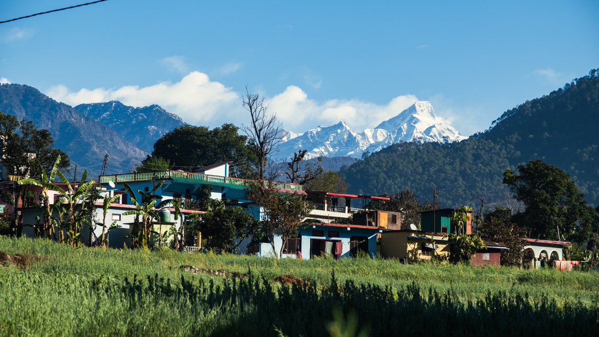 NeerajAithani's tweet photo. Nandakot (6861) peak from my home Kapkote.

#Uttarakhand #photography https://t.co/oo9vGOnfEk